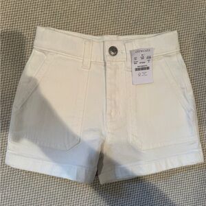 Crewcuts White Girls Shorts NWT Size 5